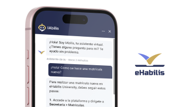 Pantalla de IAbilis en eHabilis University